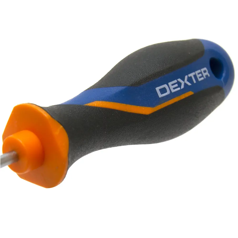 Отвертка шлицевая Dexter с магнитным наконечником SL3.5x80 мм 18147545 STLM-0009579 - Вид №4