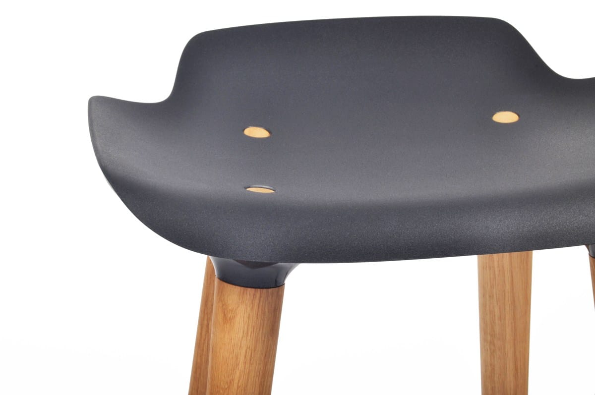 Высокий стул из дерева и полипропилена Quinze & Milan Pilot ARCH-00042201 - Вид №13