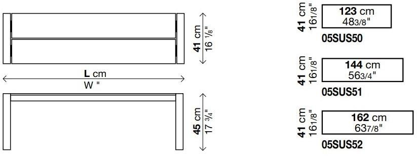 Kristalia Садовая скамейка Sushi sun-id-1445764 - Вид №4