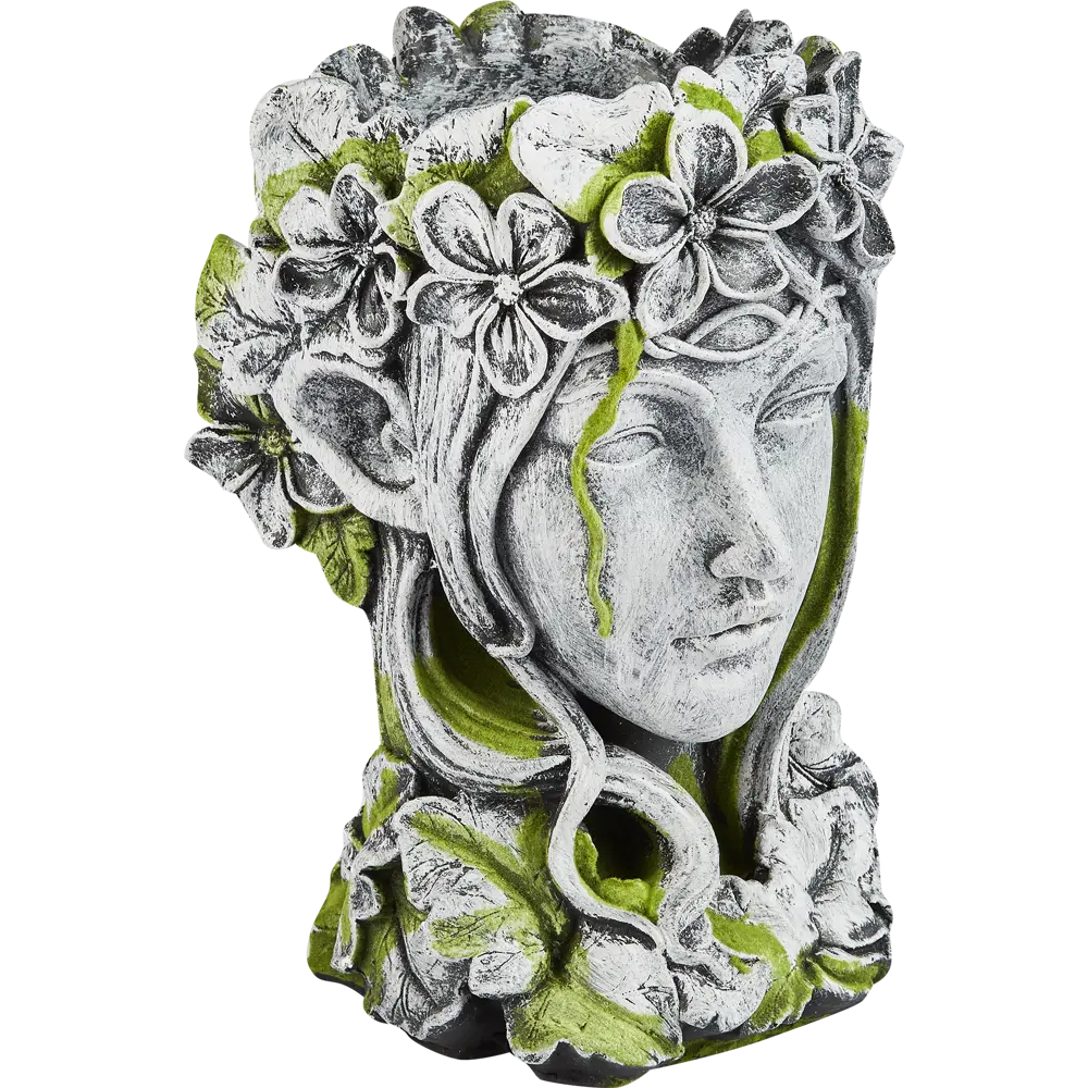 Ваза для цветов Адель гипс серый бетон Santreyd STLM-2121532