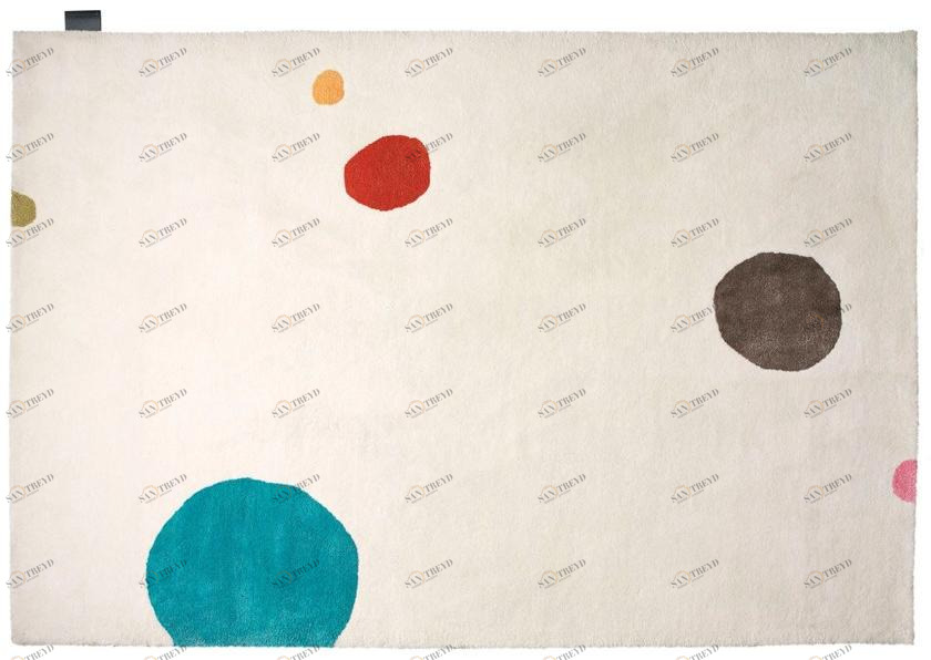 ASPLUND Прямоугольный шерстяной коврик с геометрическими мотивами sun-id-1448144
