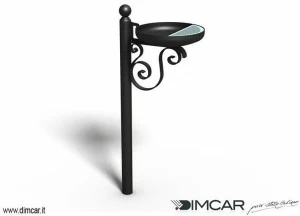 DIMCAR Стальная пепельница для общественных мест Elite 409