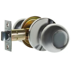 Ручка-кноб 607 CP PS CP, без запирания, цвет глянцевый хром