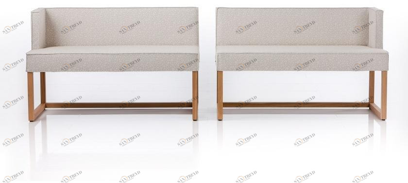 brühl Скамья из ткани со спинкой Belami sun-id-1384416