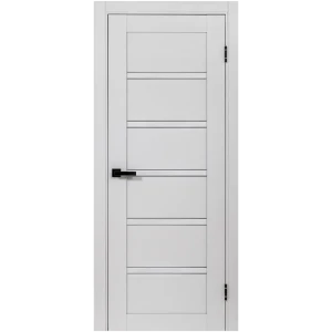 Комплект двери Легда-28 со стеклом 90x200 см полипропилен цвет серое дерево с добором 100 мм