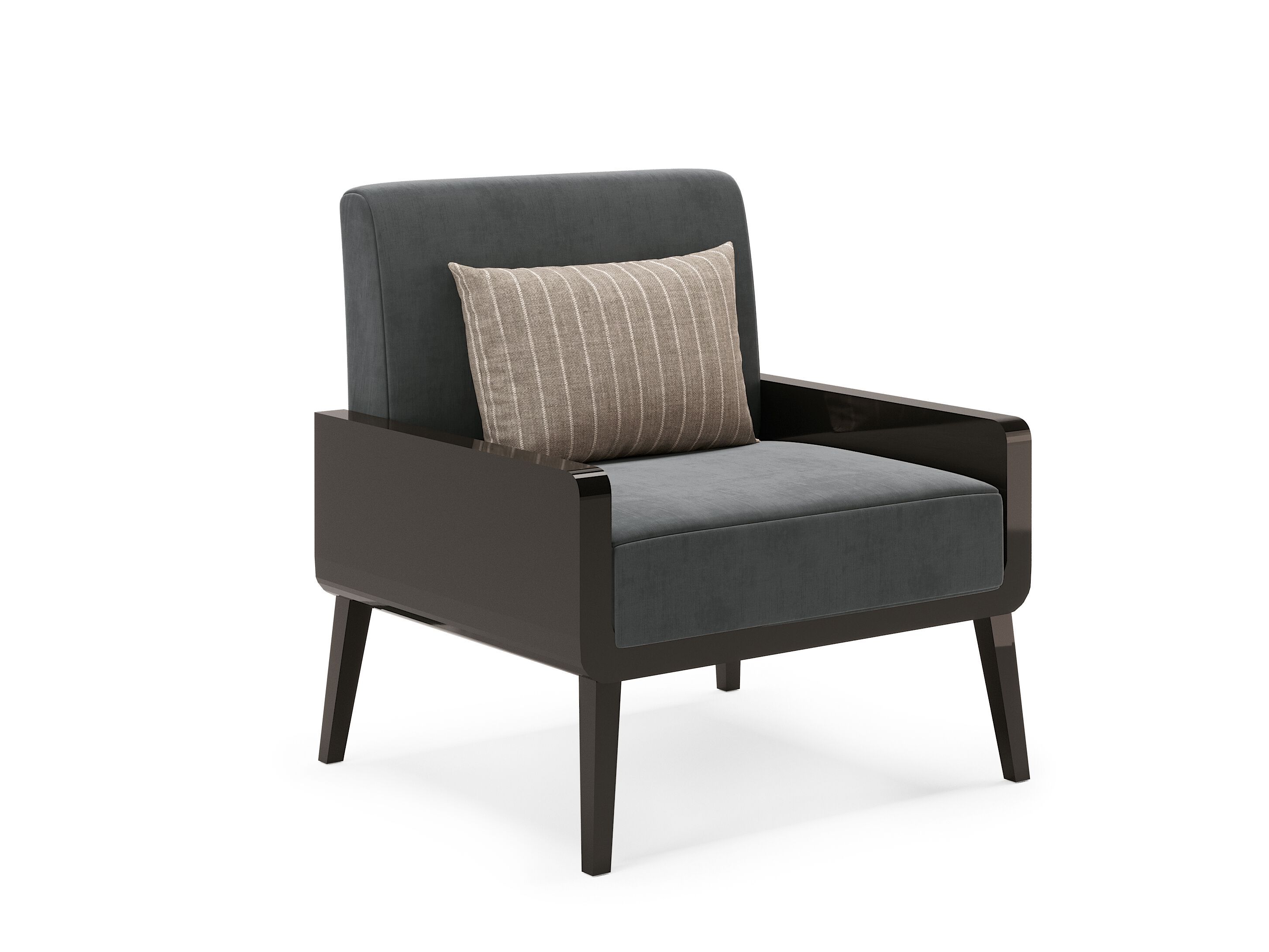 Тканевое кресло с подлокотниками PRADDY Miller ARCH-00108452