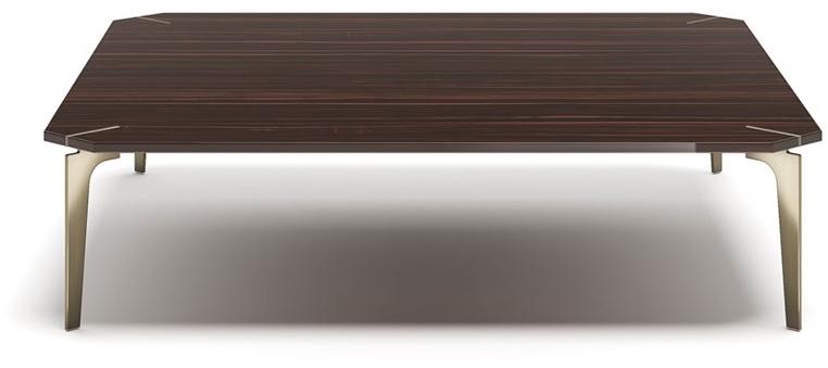 Capital Collection Низкий квадратный журнальный столик из стали и дерева Eclectic sun-id-1462235 - Вид №1