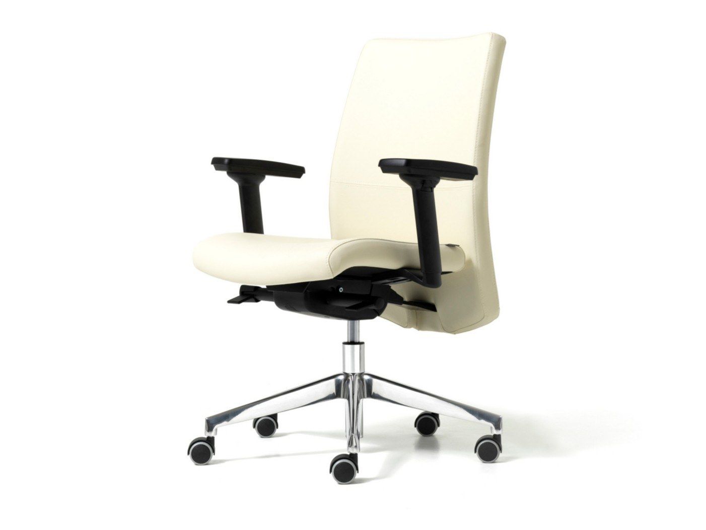 Офисное кресло руководителя из искусственной кожи с колесами Diemme Duke ARCH-00033421 - Вид №9