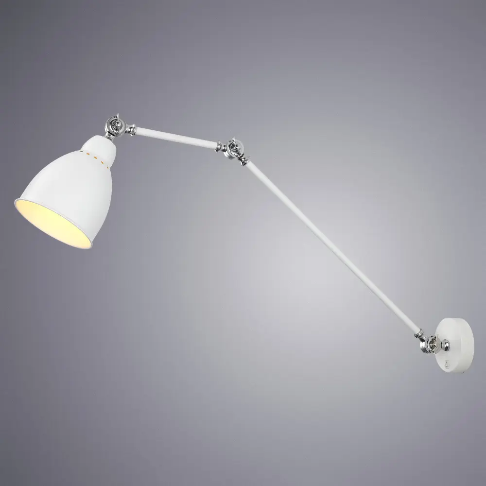 Настенный светильник Arte Lamp Braccio цвет белый STLM-2086522 - Вид №1