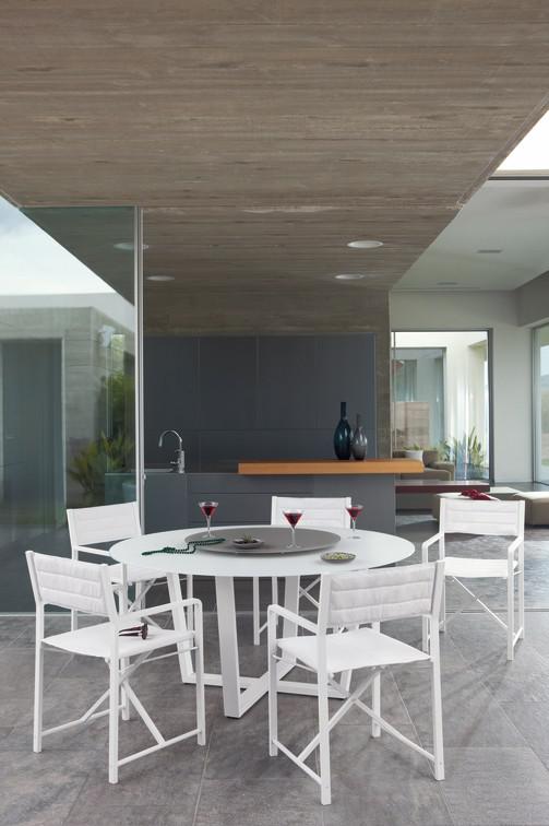 MNST715 Обеденный стол pca white f8 ⌀155см Manutti Fuse - Вид №3