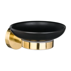 Мыльница Moroshka Oro Nero металл цвет чёрный/золотой