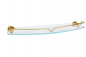 140110001a Полка Luna 60 см в золотом корпусе