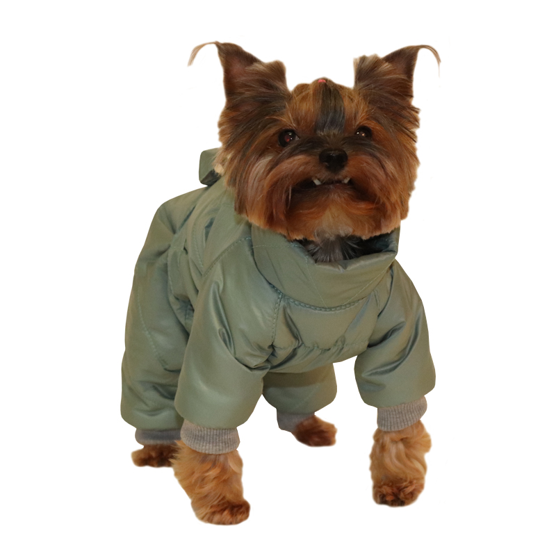 ПР0049583 Комбинезон для собак Ментол мал. L 28 см YORIKI 