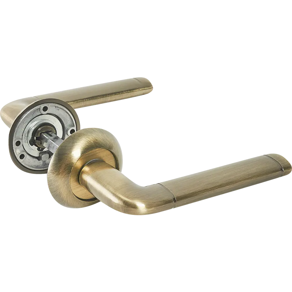 Дверные ручки Punto Rex без запирания цвет бронза STLM-2180042