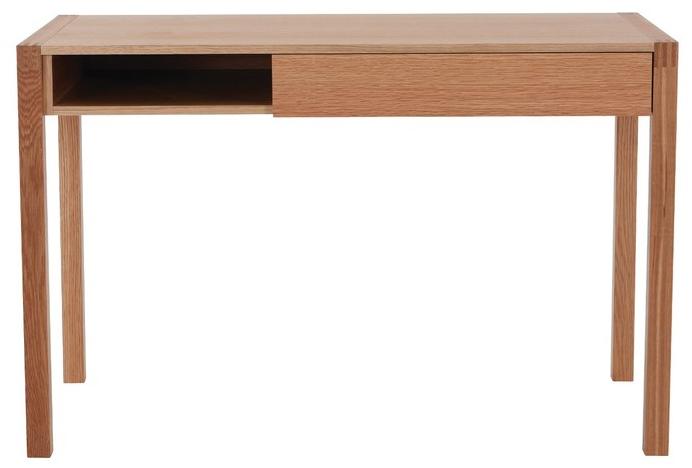 Woodman Прямоугольный письменный стол из фанерованной древесины Newest 121001001014  - Вид №1