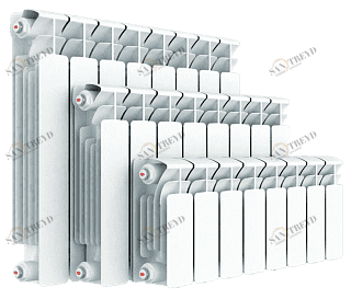 Радиатор биметаллический Rifar Base 500/100 12 секций RB50012