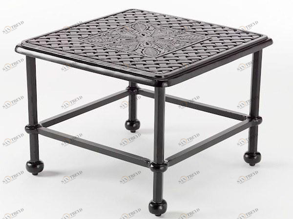 Oxley's Furniture Квадратный алюминиевый садовый столик Artemis Arct