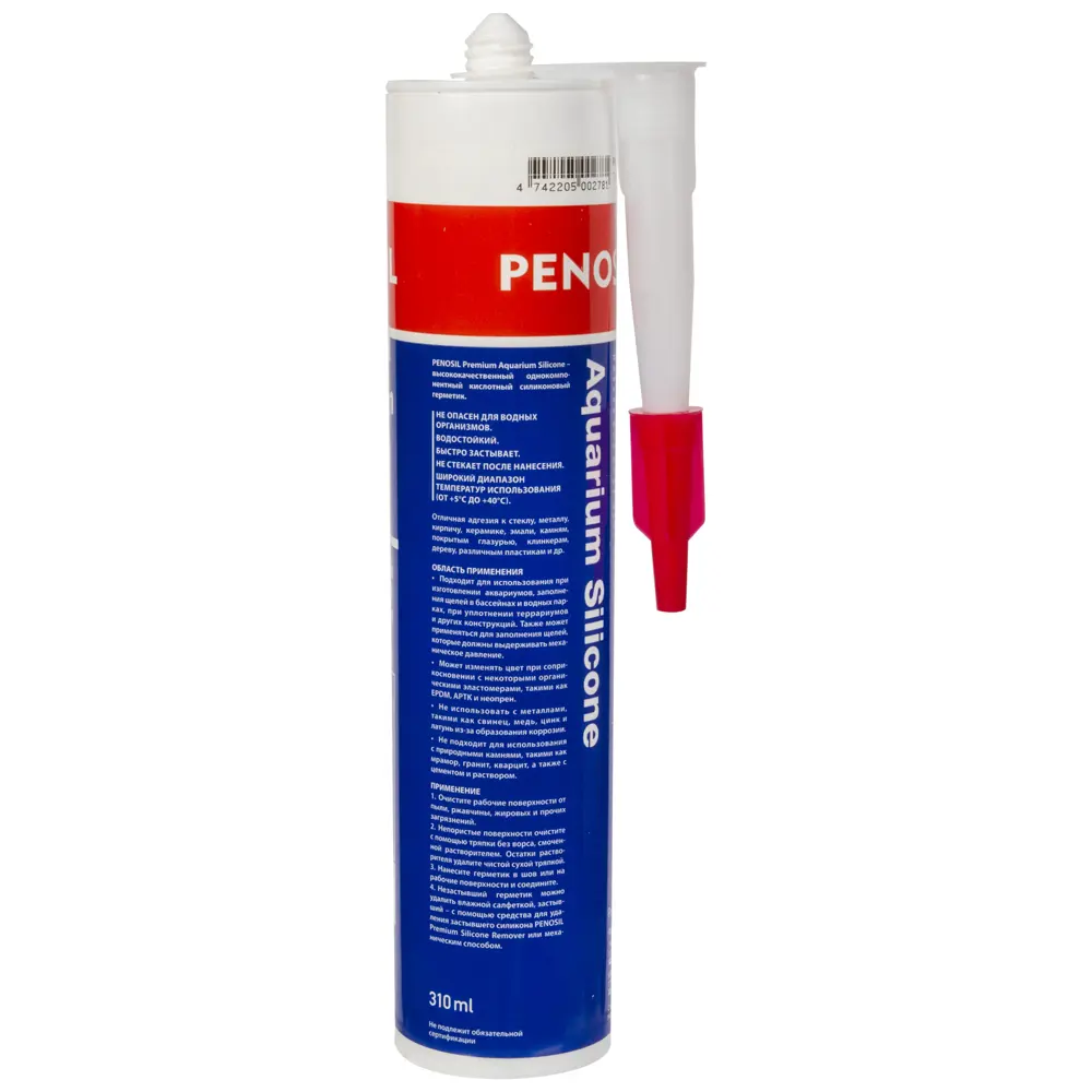 Герметик аквариумный Penosil, силиконовый, 310 мл STLM-2164884 - Вид №1
