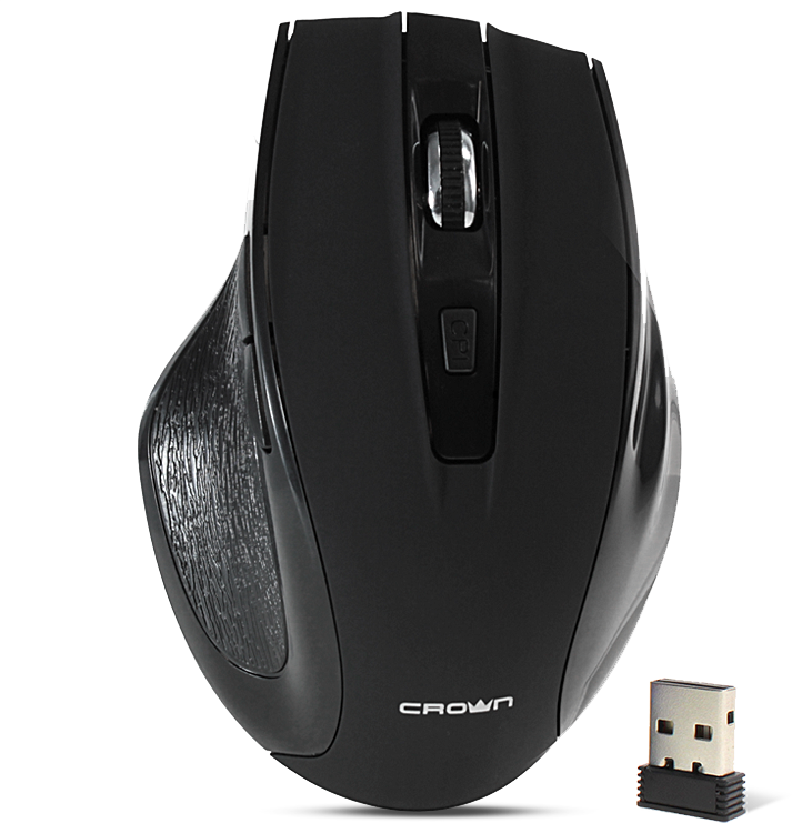 CMM-935W Беспроводная мышь black Crown Santreyd 