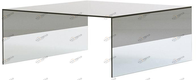 Cappellini Низкий прямоугольный журнальный столик из стекла sun-id-1499881