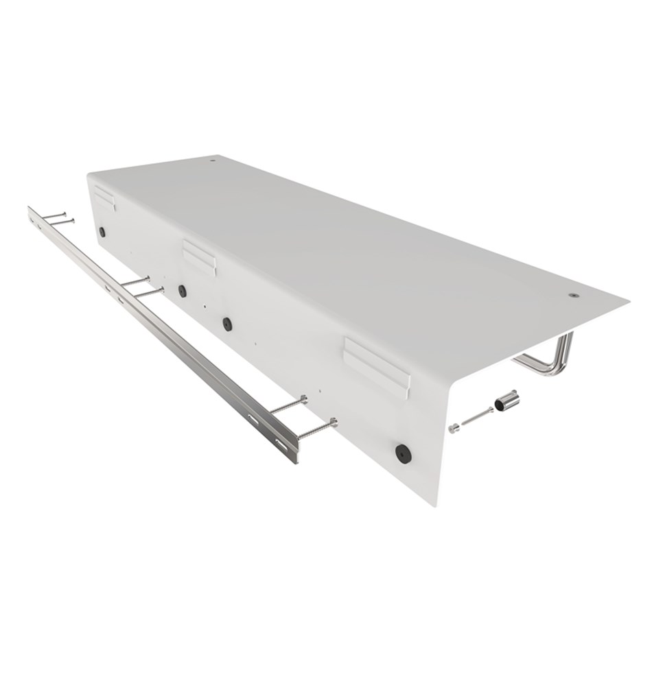 FROST Вешалка для верхней одежды UNU 1000 » белая / полированная Алюминий / нержавеющая сталь Белый / полированный U4017-W  - Вид №1