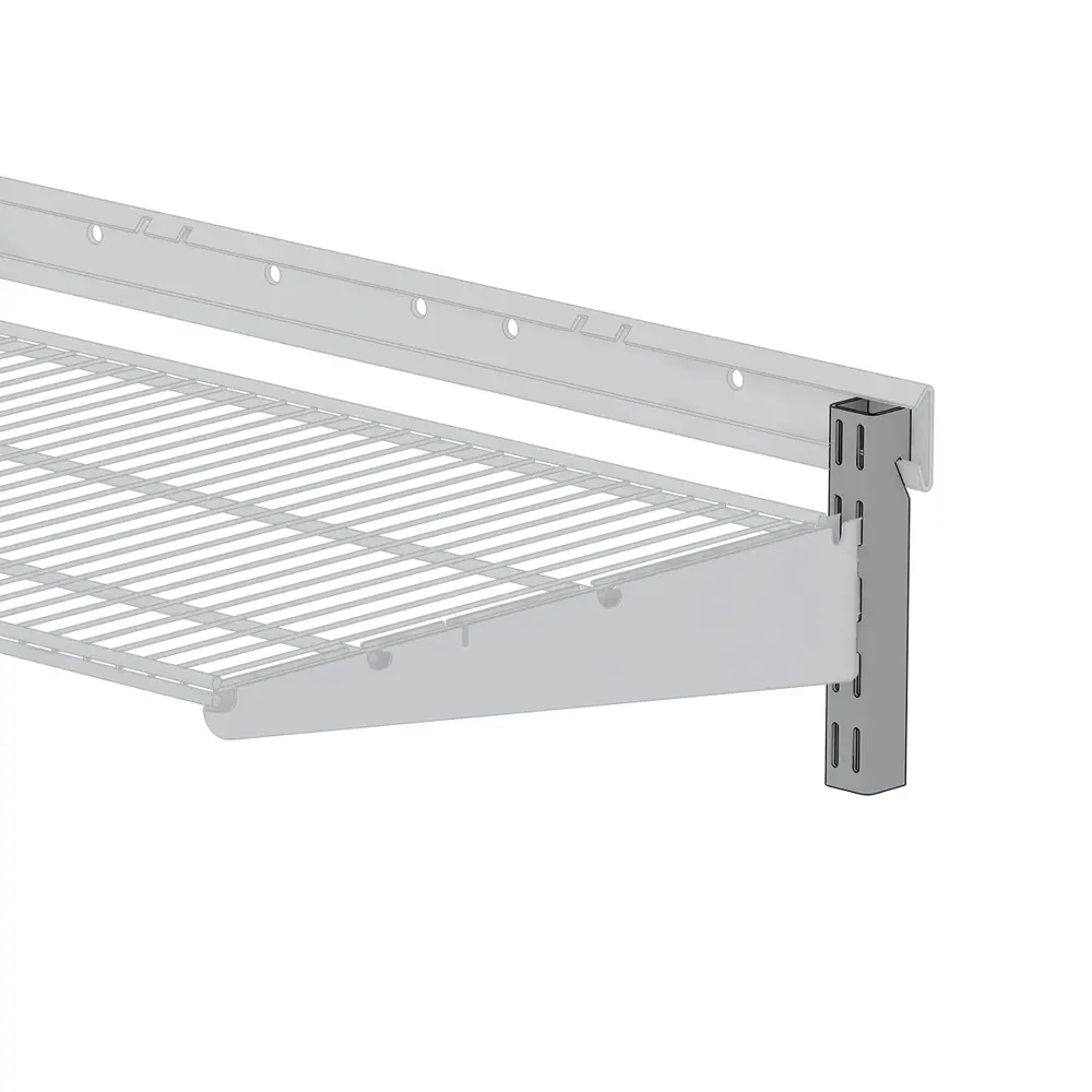 Стойка навесная Larvij 16 см сталь цвет магнолия STLM-2054612 - Вид №3