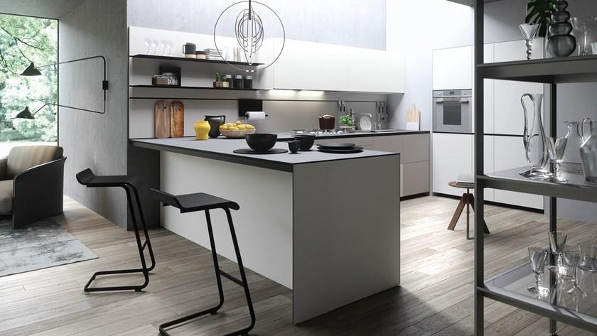 VALCUCINE Модульная кухня с полуостровом Forma mentis sun-id-1412614 - Вид №1