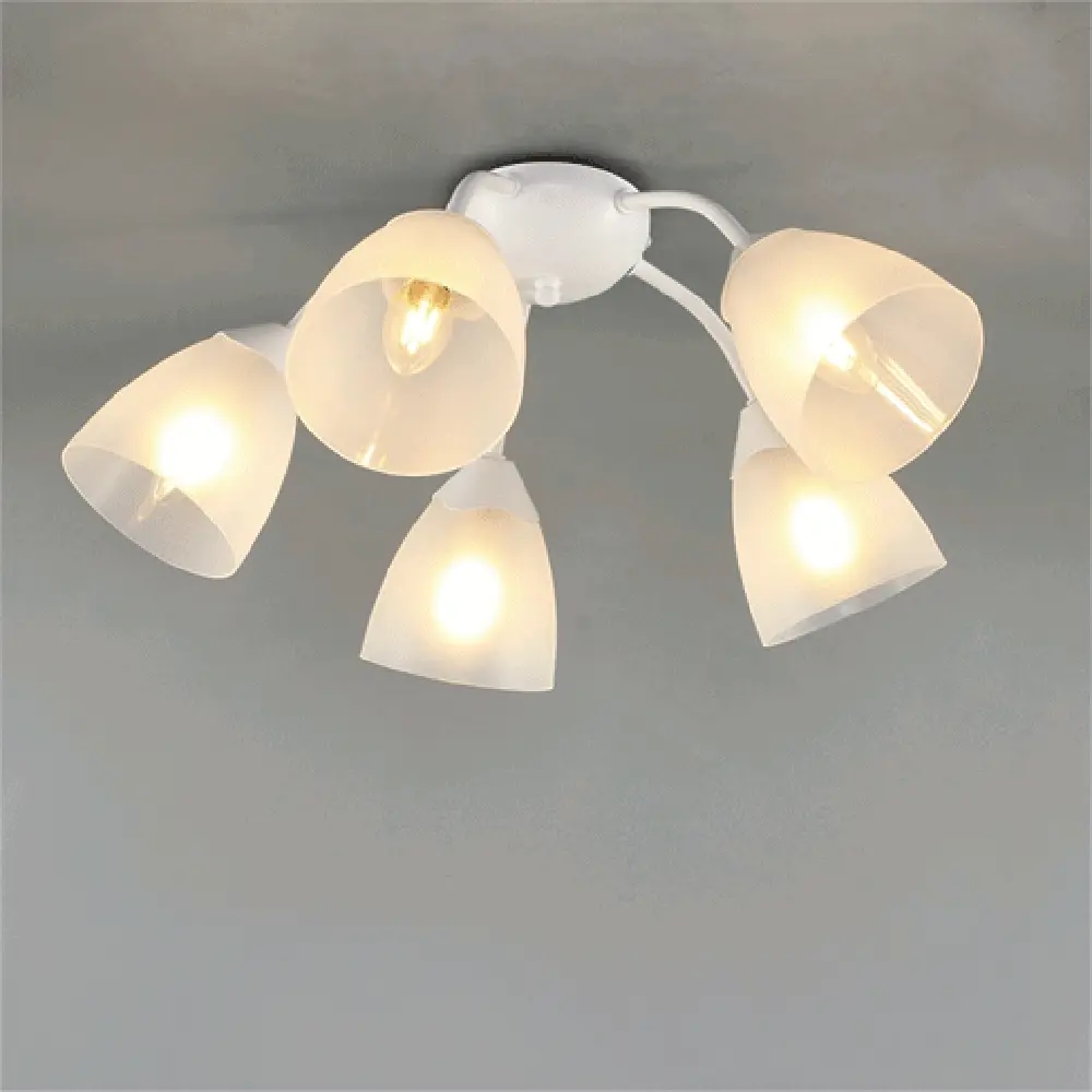 Люстра потолочная Vitaluce Найс 5 ламп 15м² Е14 цвет белый матовый STLM-2005250 - Вид №3