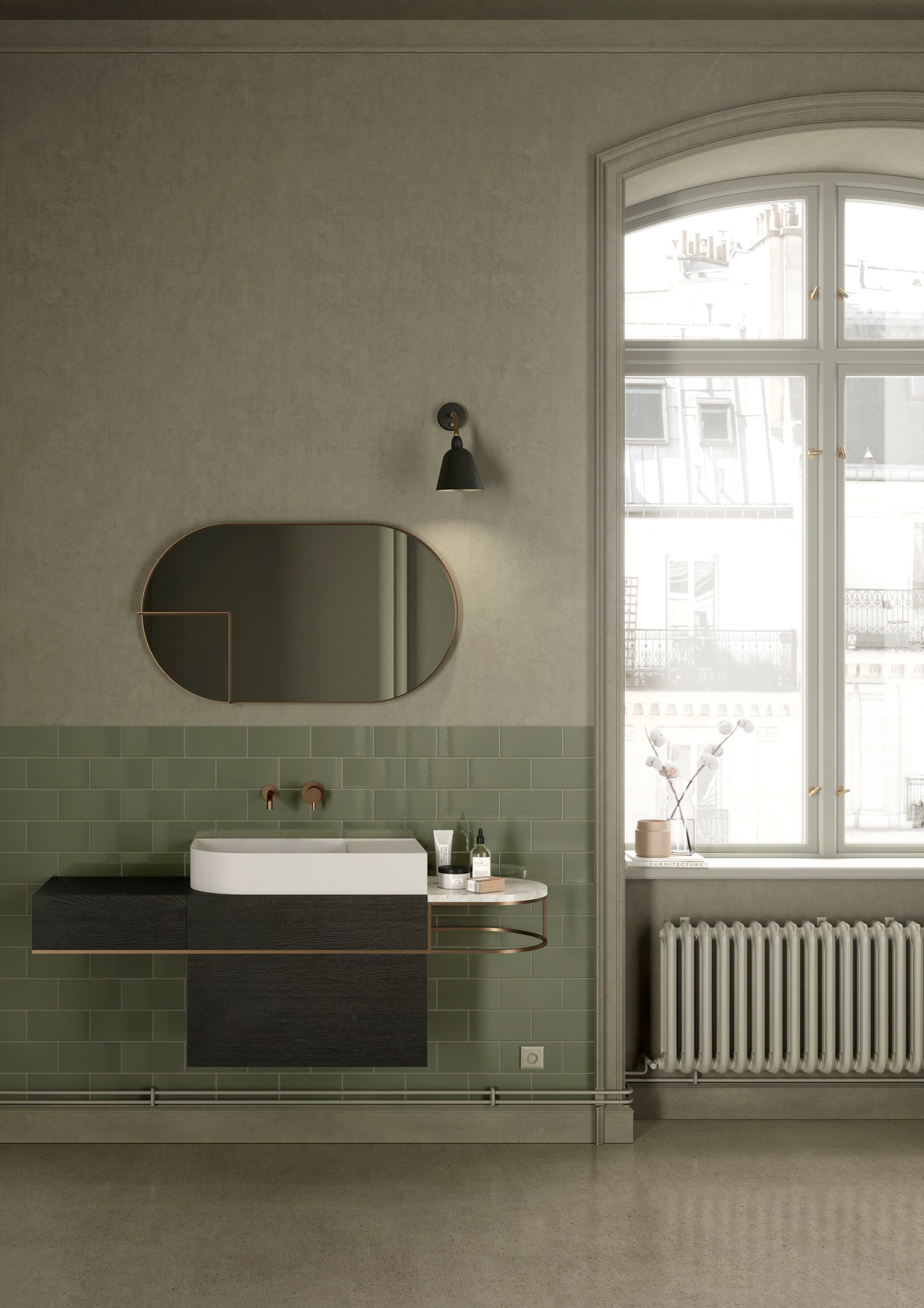 Односекционный подвесной умывальник Ex.T Nouveau ARCH-00014523 - Вид №2