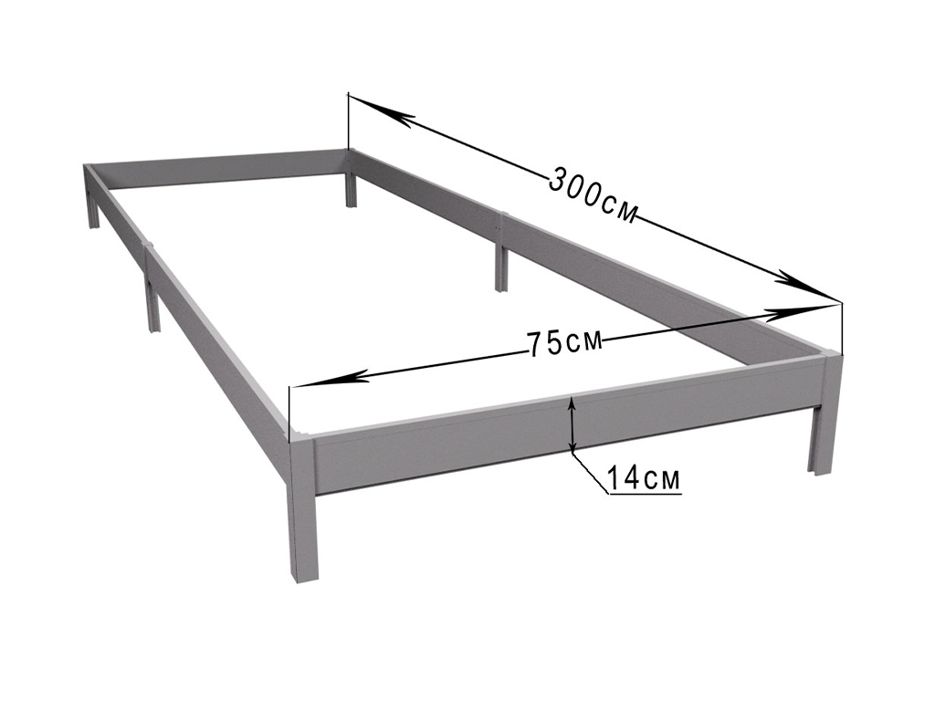 Грядка ПВХ 3 х 0,75 м, высота 14 см ГеоПластБорд GPBST-155