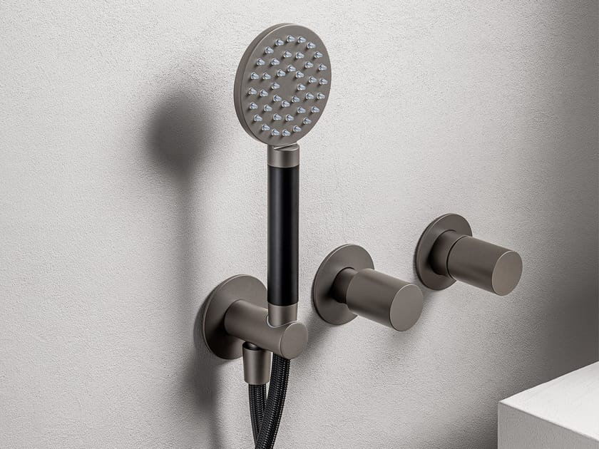 Смеситель для душа с 3 отверстиями и ручным душем QD Magistro Lab Hammer ARCH-00007943