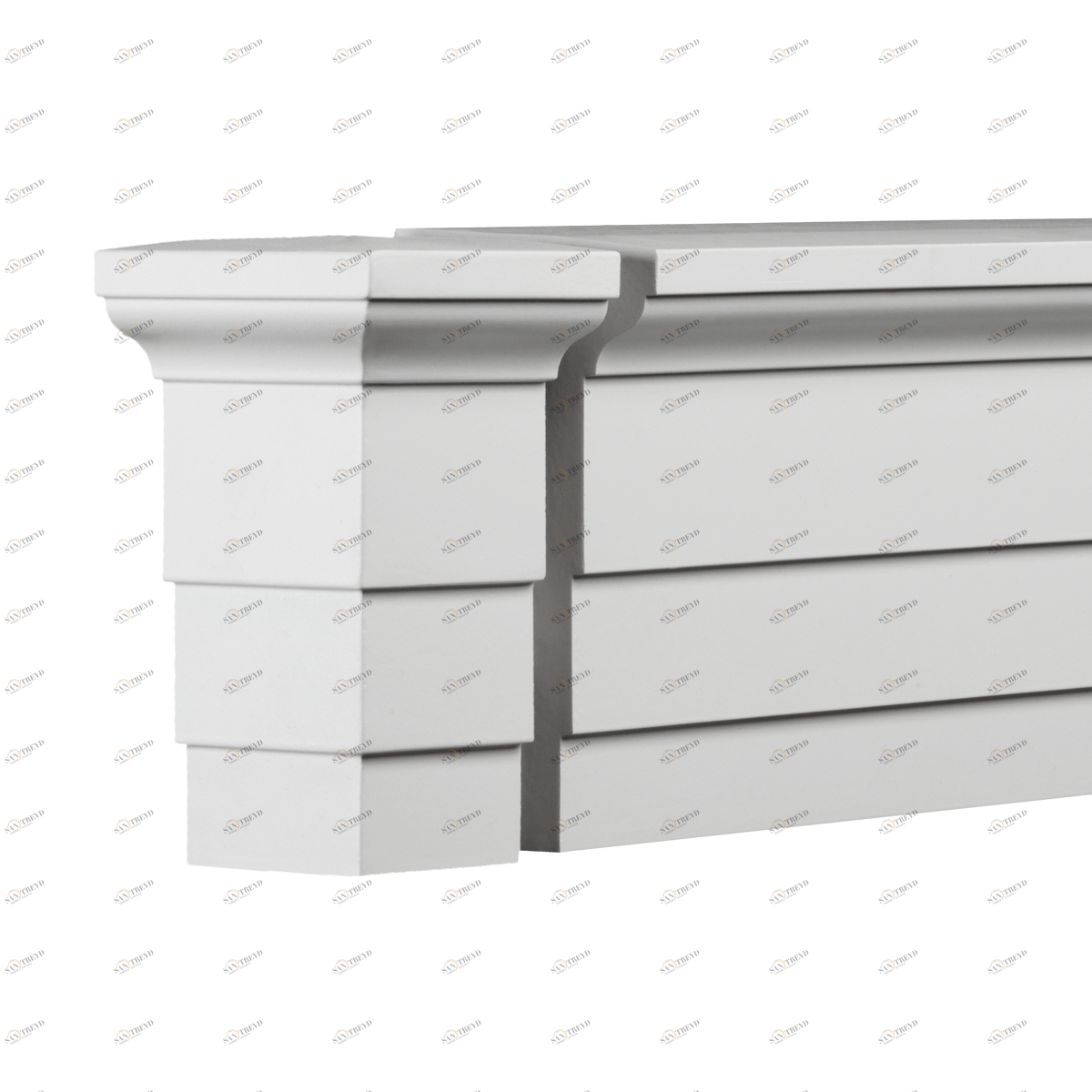 ЕВРОПЛАСТ 4.04.232 Торцевой элемент 4.04.232 Пенополиуретан 