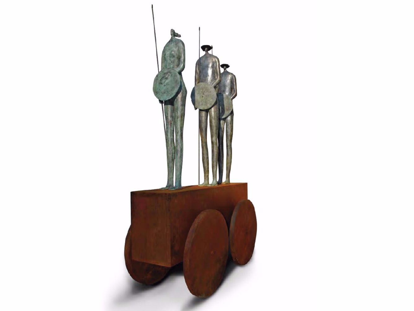 Скульптура из стали Corten™ и бронзы Mirabili Paolo Staccioli ARCH-00148627