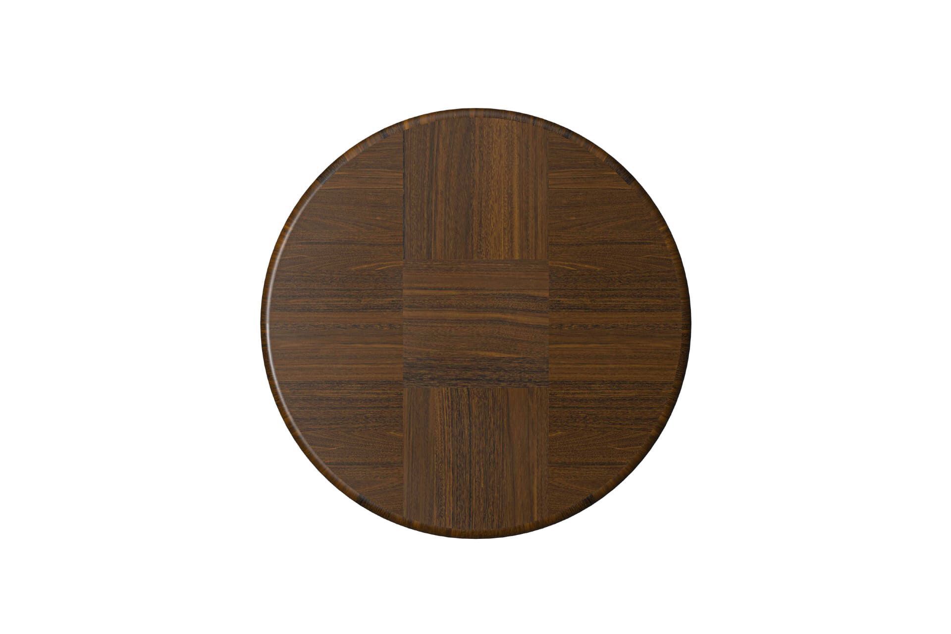 Круглый журнальный столик из красного дерева Exteta Zen Line ARCH-00035883 - Вид №5