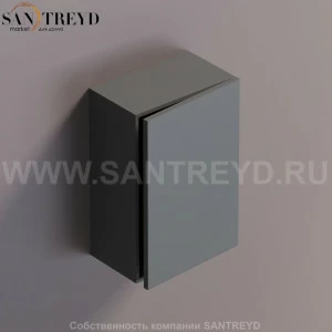 FLAT V Подвесной шкаф с петлями слева. Отделка: темно-серая краска. AFXMO236042DGDG