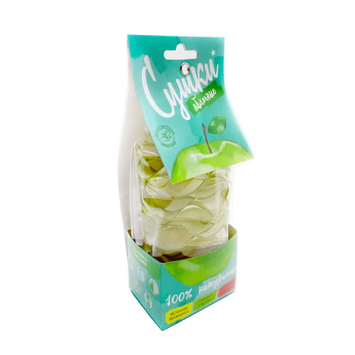 Чипсы фруктовые из зелёного яблока Сушки Биопродукты 30 г Santreyd 13285 - Вид №1