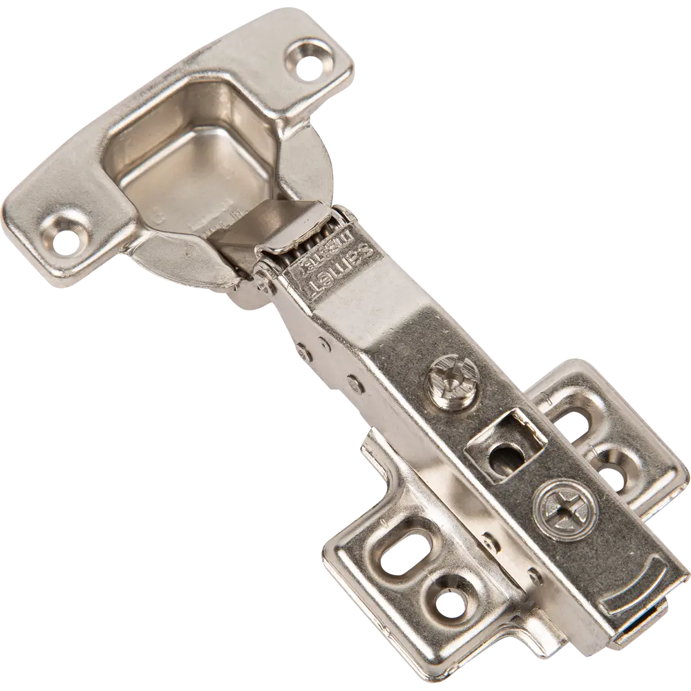85441513 Петля мебельная с доводчиком Samet Master изгиб 0 мм 110°, 2 шт. STLM-0062798
