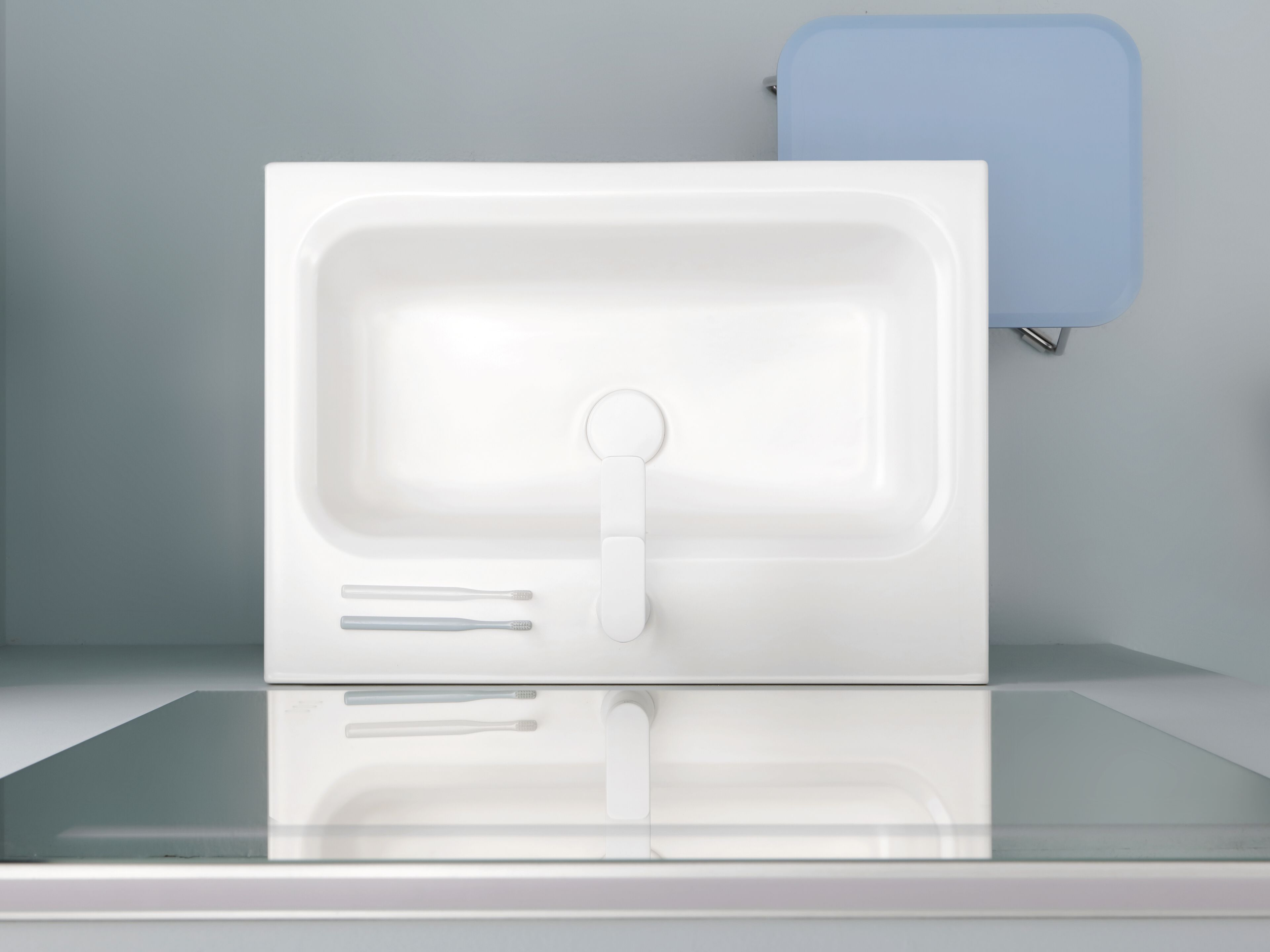 Фарфоровая прямоугольная подвесная раковина Olympia Ceramica OMNIA ARCH-00026017 - Вид №4