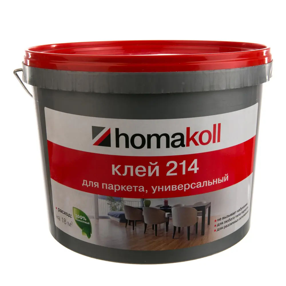 Клей универсальный для паркета Homakoll 214, 14 кг Santreyd STLM-2119558