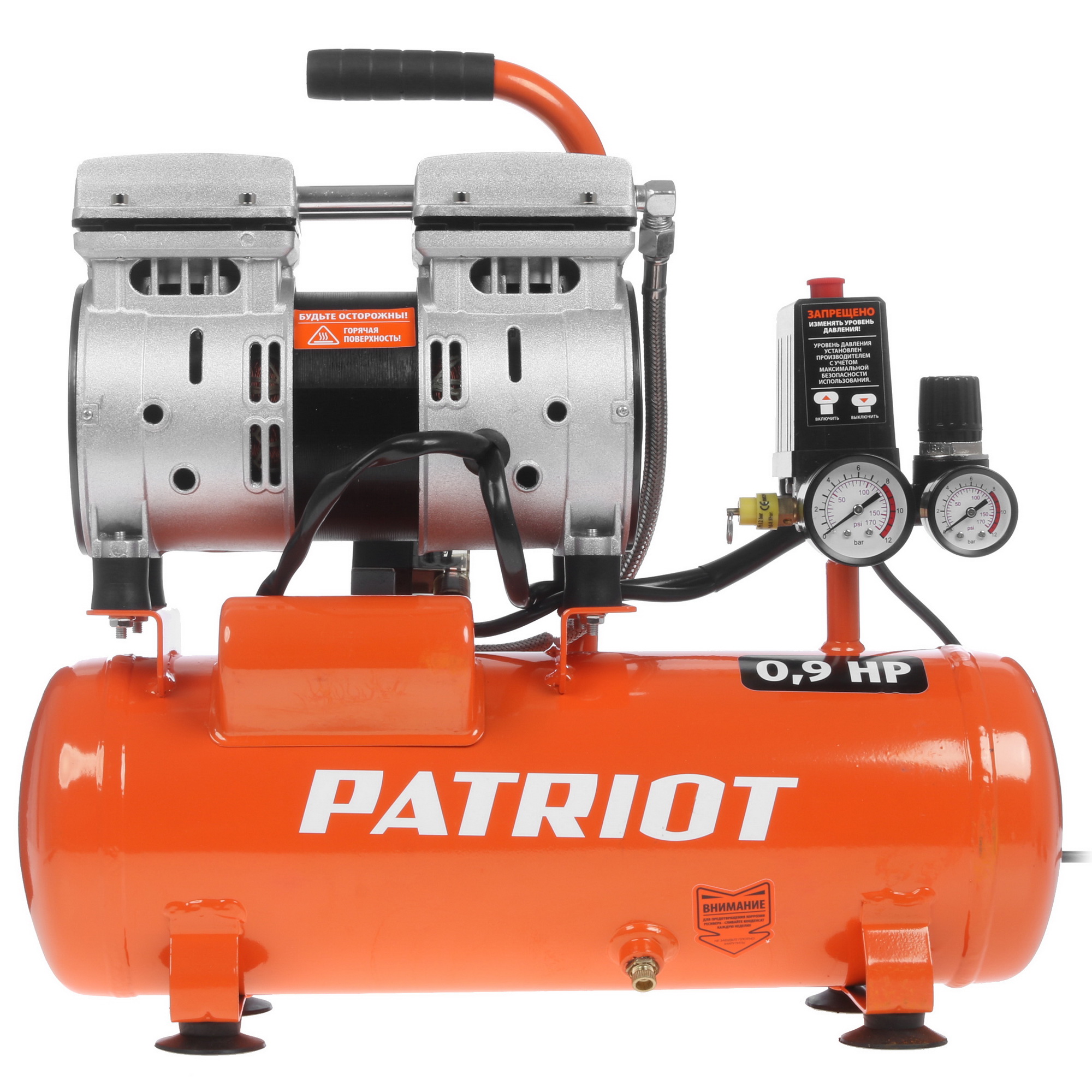 Компрессор поршневой безмасляный Patriot WO 10-120 1229105 STDN-0082492 - Вид №2