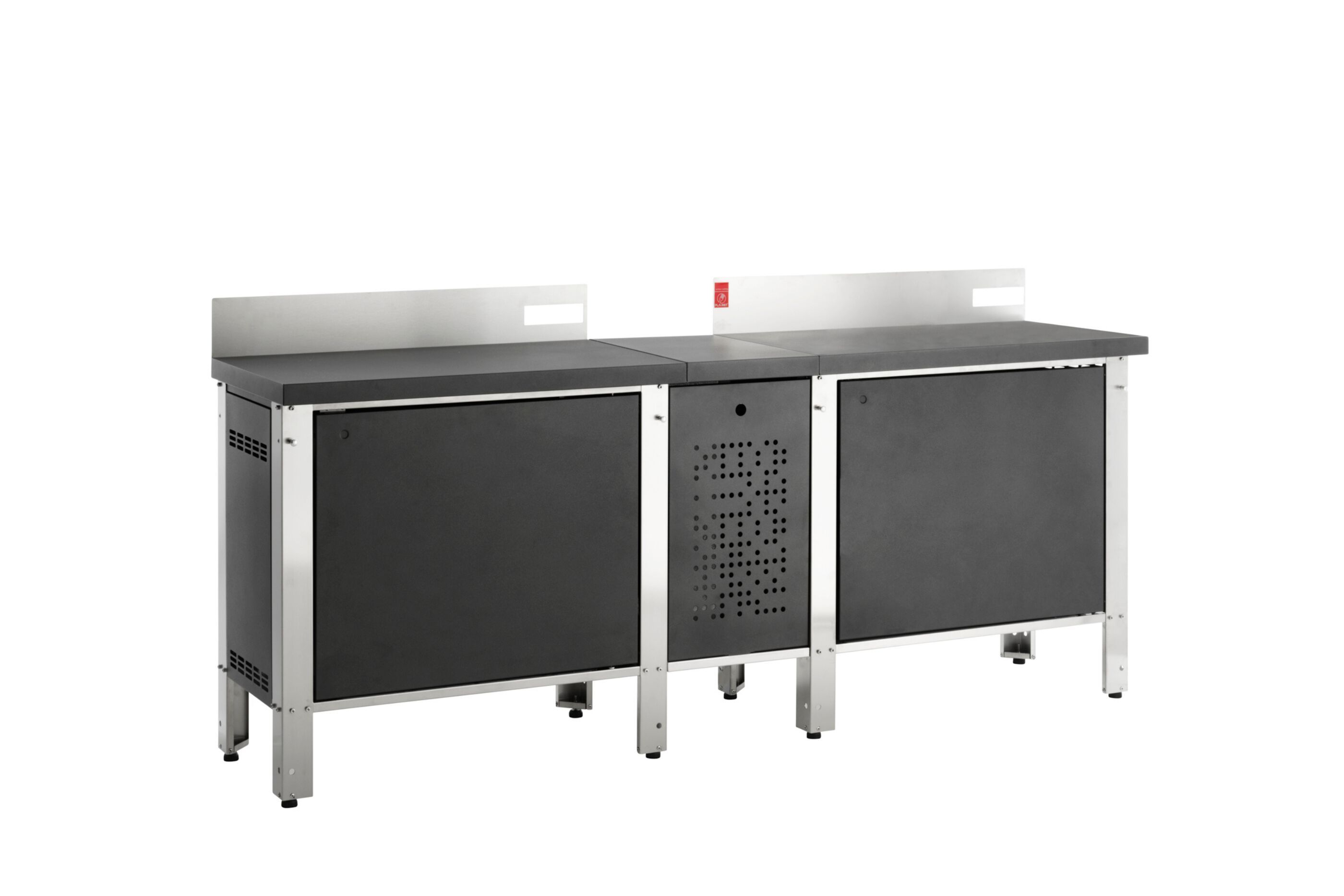 Подвижная поддержка с распашными дверями push &amp; pull из нержавеющей стали PLA.NET Outdoor Cooking Cooking Unit ARCH-00066787 - Вид №5