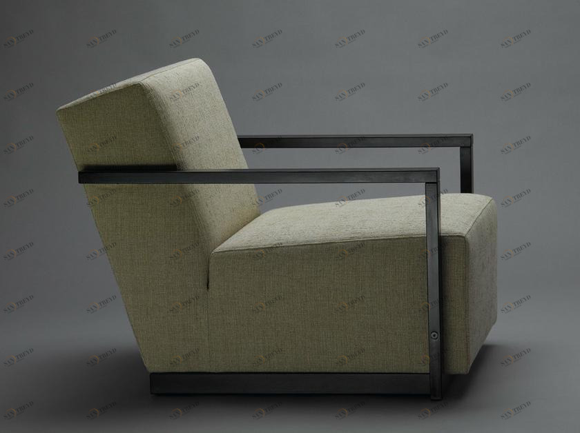 mminterier Кресло из ткани со съемным чехлом с подлокотниками El sun-id-1507715