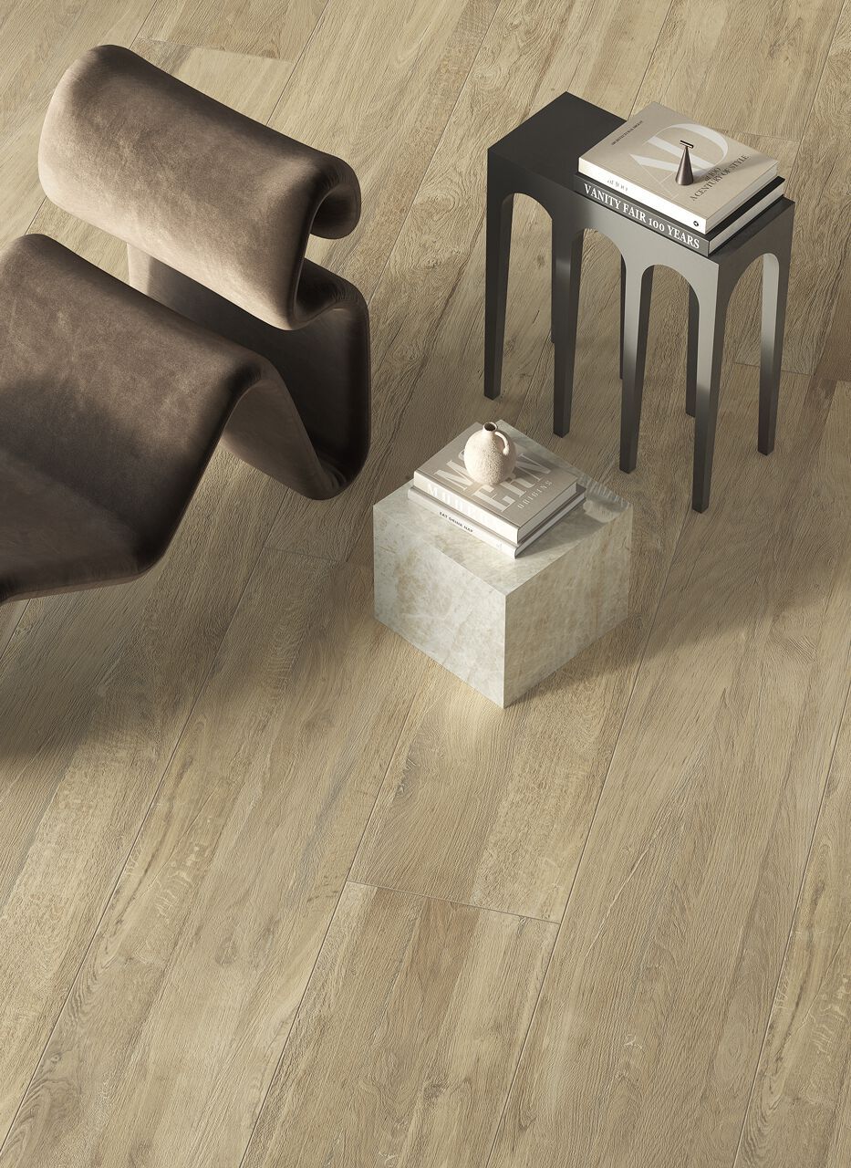 Пол / облицовка керамогранита под дерево CERAMICA FONDOVALLE Woodblock ARCH-00143823 - Вид №7