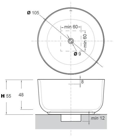 INBANI Круглая отдельно стоящая ванна Origin sun-id-1466355 - Вид №15