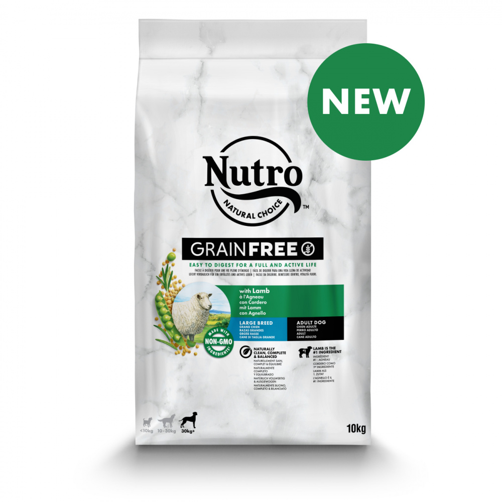 ПР0059453 Корм для собак для крупных пород с ягненком и экстрактом розмарина сух. 10кг NUTRO  - Вид №1