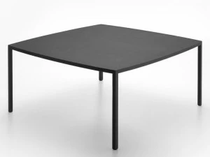 MDF Italia Квадратный стол из реконструированного камня Tense