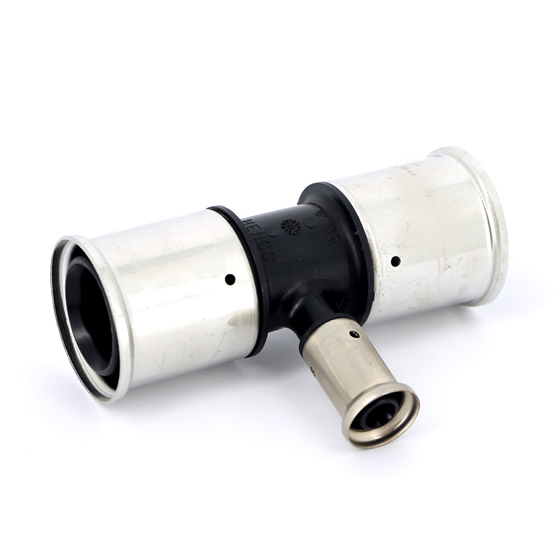 Тройник пресс PVDF HENCO 40х16х40 10PK401640 - Вид №3