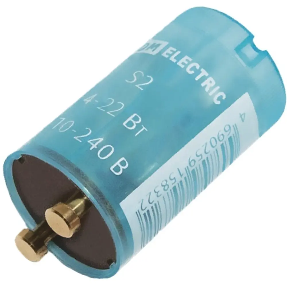 Стартер TDM ELECTRIC S2 для люминесцентных ламп 4-22Вт 14389571 STLM-0004879 - Вид №1