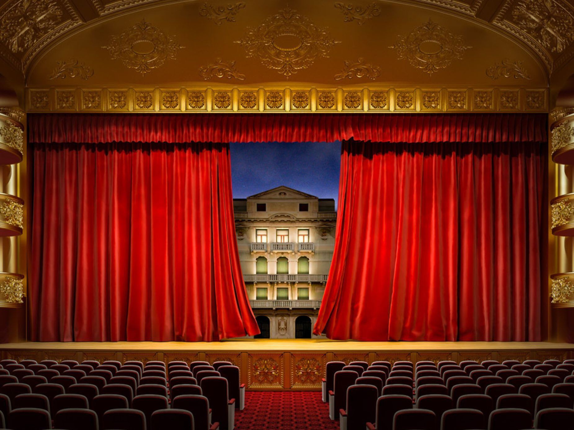 Моторизованный алюминиевый рельс для завитых штор Mottura Power ARCH-00075111