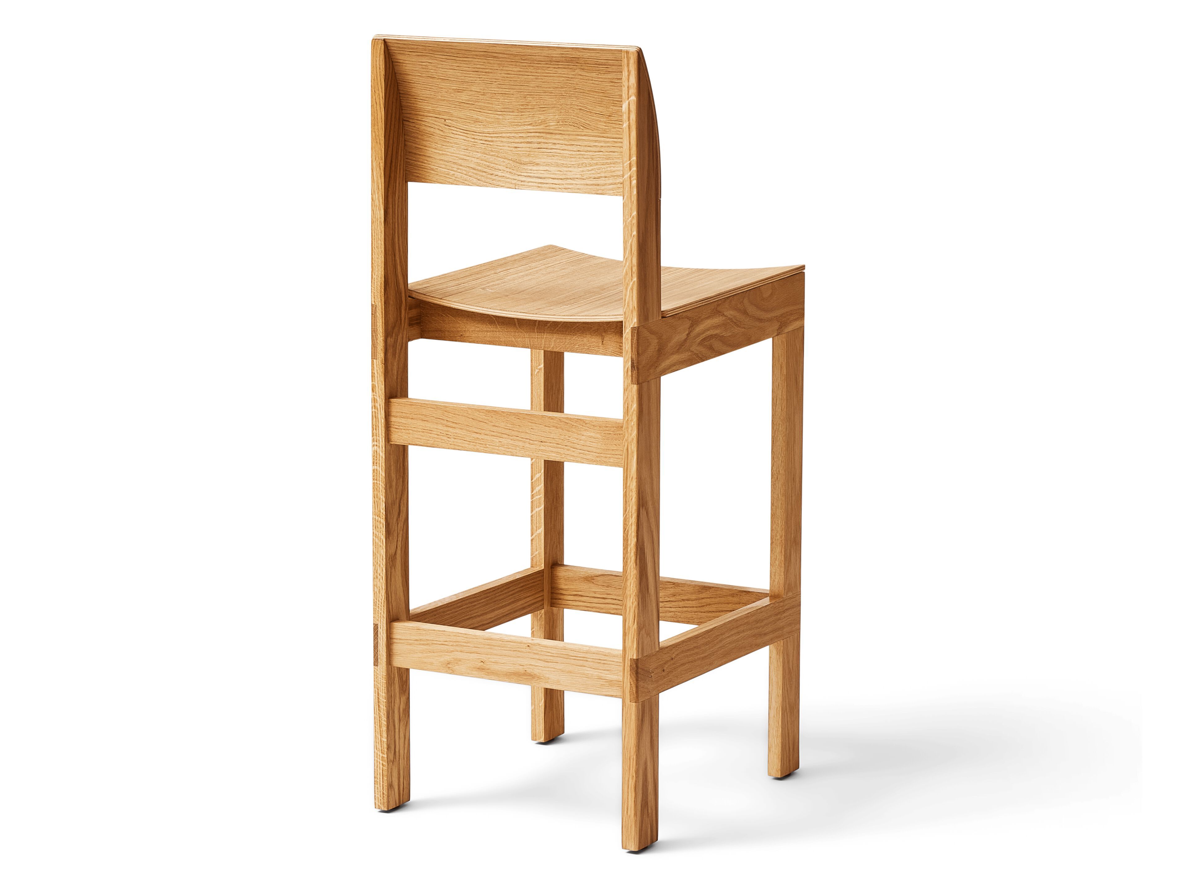 Высокий дубовый стул с подставкой для ног Form & Refine Sonder ARCH-00039829 - Вид №3